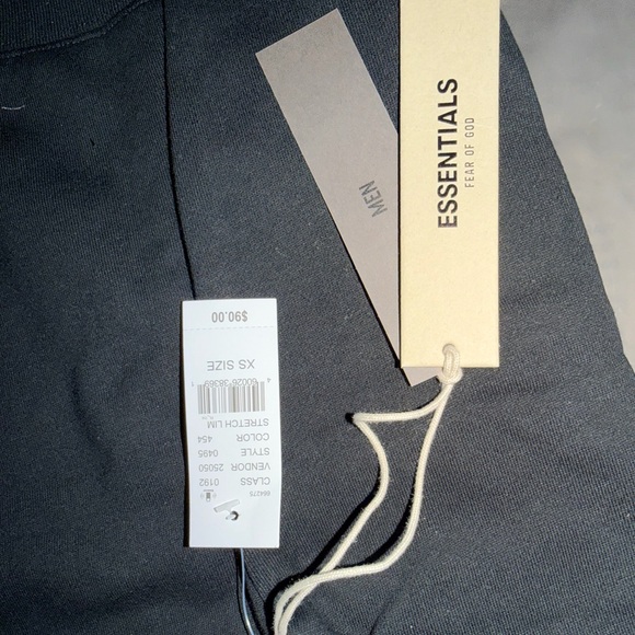 Fear of God Essentials Pullover Hoodie 'Stretch Limo' Black XS - Picture 7 of 8